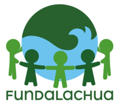 logo FUNDLACHUA, con delineado blanco